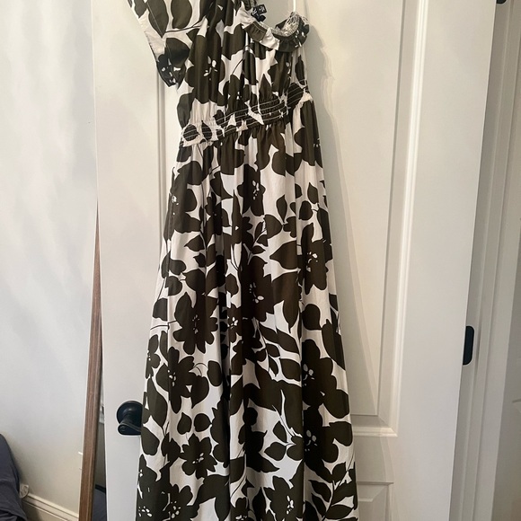 J.Crew Smocked cotton poplin dress - Picture 3 of 7